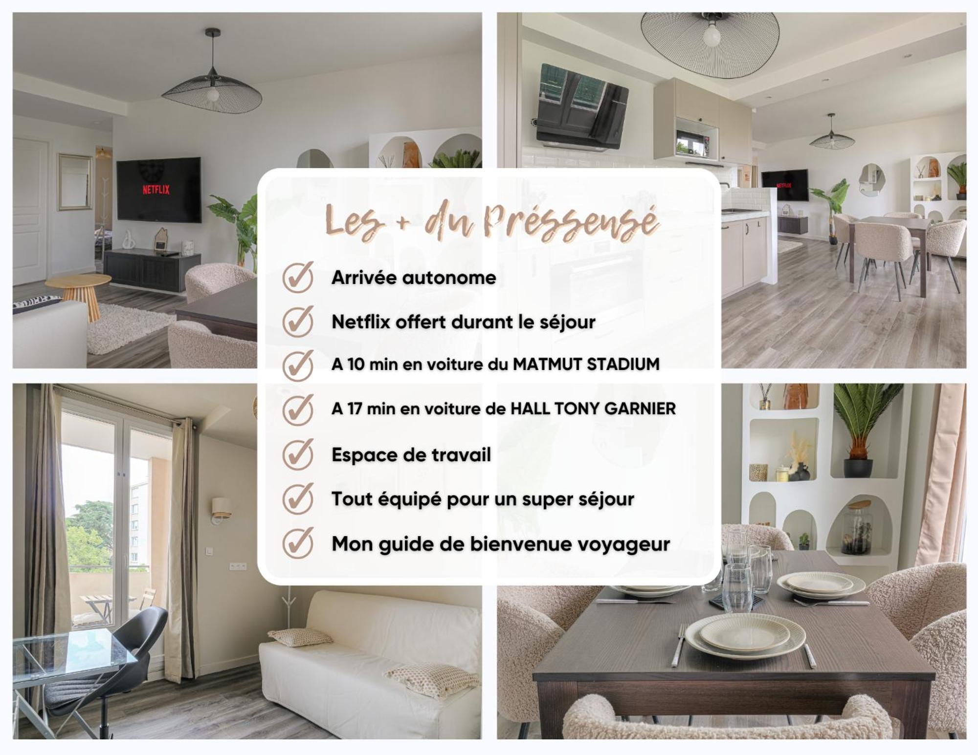 Le Pressense, Ideal Sejour Pro Ou Familiale Vénissieux Exterior foto